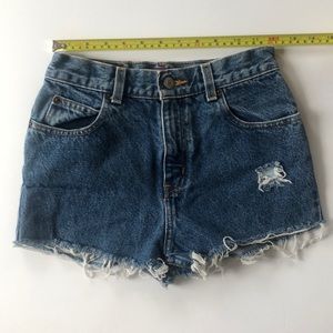 High Waisted Jean Shorts